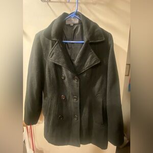 Women’s BROMLEY Elegant Black Double-Breasted Women's Coat